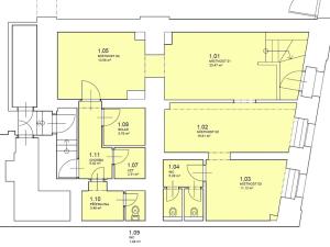 Pronájem obchodního prostoru, Praha - Nové Město, Krakovská, 92 m2