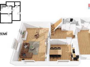 Prodej rodinného domu, Štěchovice, Nad Horou, 90 m2