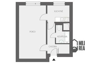 Pronájem bytu 1+1, Liberec, Pastelová, 35 m2