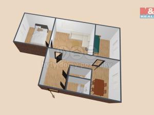 Pronájem bytu 3+1, Vamberk, Struha, 61 m2