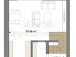 Prodej rodinného domu, Hrušky, Příční, 98 m2