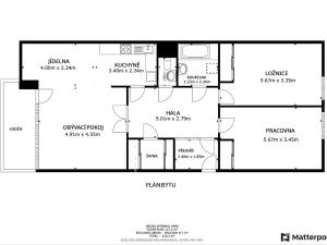 Prodej bytu 3+kk, Praha - Smíchov, U Nikolajky, 108 m2