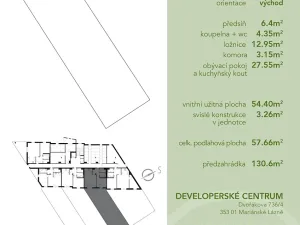 Prodej bytu 2+kk, Mariánské Lázně, Chebská, 58 m2