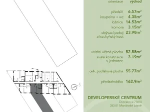 Prodej bytu 2+kk, Mariánské Lázně, Chebská, 56 m2