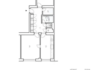 Pronájem bytu 2+1, Praha - Krč, Budějovická, 69 m2