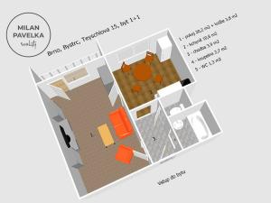 Prodej bytu 1+1, Brno - Bystrc, Teyschlova, 39 m2