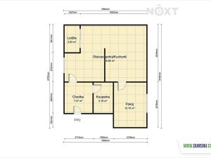 Pronájem bytu 2+kk, Šumperk, Langrova, 72 m2