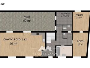Prodej rodinného domu, Prostřední Poříčí, 180 m2