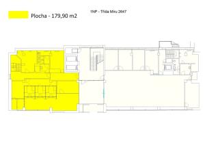 Pronájem obchodního prostoru, Pardubice, třída Míru, 180 m2