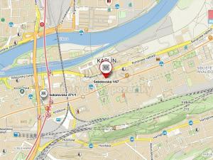 Pronájem bytu 2+1, Praha - Karlín, Sokolovská, 68 m2