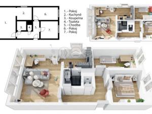 Prodej bytu 3+kk, Kladno - Kročehlavy, Benešovská, 68 m2