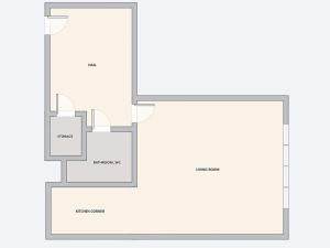 Pronájem bytu 1+kk, Praha - Nusle, Čiklova, 30 m2