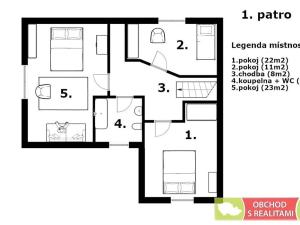 Prodej rodinného domu, Doubravčice, Na Močidlech, 132 m2