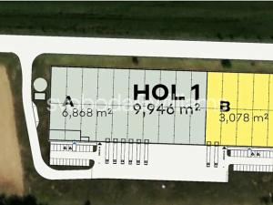 Pronájem výrobních prostor, Holubice, 3078 m2