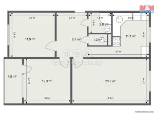 Prodej bytu 3+1, Nejdek, Jiráskova, 77 m2