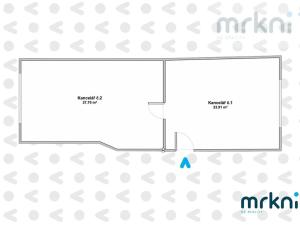 Pronájem kanceláře, Šumperk, Slovanská, 52 m2