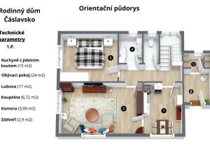 Prodej rodinného domu, Čáslavsko, 190 m2