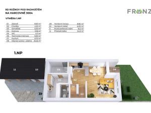 Prodej rodinného domu, Rožnov pod Radhoštěm, Na Harcovně, 122 m2