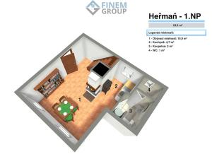 Prodej rodinného domu, Heřmaň, 55 m2