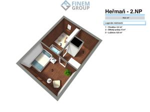 Prodej rodinného domu, Heřmaň, 55 m2