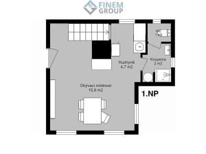 Prodej rodinného domu, Heřmaň, 55 m2
