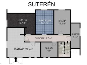 Prodej rodinného domu, Strakonice, Na Hrázi, 296 m2
