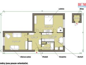 Prodej bytu 2+1, Plzeň - Skvrňany, Křimická, 60 m2