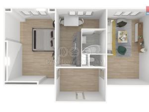 Pronájem bytu 2+1, Domažlice - Týnské Předměstí, Kunešova, 60 m2