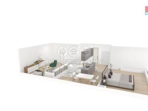 Pronájem bytu 2+1, Domažlice - Týnské Předměstí, Kunešova, 60 m2