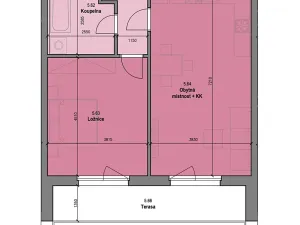Prodej bytu 2+kk, České Budějovice, Branišovská, 67 m2