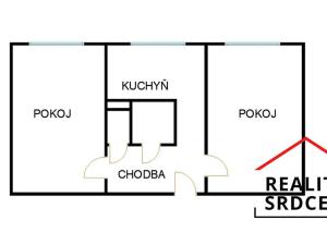 Pronájem bytu 2+1, Karviná, Božkova, 54 m2