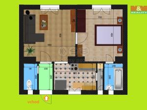 Prodej bytu 2+1, Praha - Strašnice, U trati, 48 m2