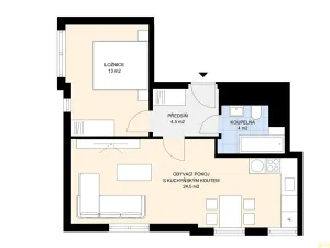 Prodej bytu 2+kk, Špindlerův Mlýn, 46 m2