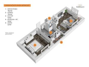 Pronájem bytu 2+kk, Praha - Břevnov, 8. listopadu, 45 m2