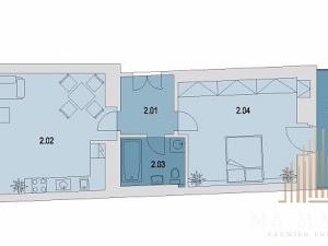 Pronájem bytu 2+kk, Praha - Smíchov, Na bělidle, 62 m2