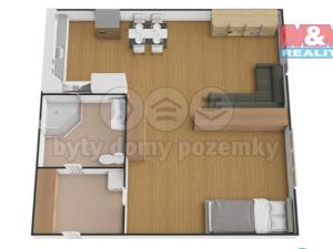 Prodej bytu 1+kk, Kladno - Kročehlavy, Americká, 35 m2