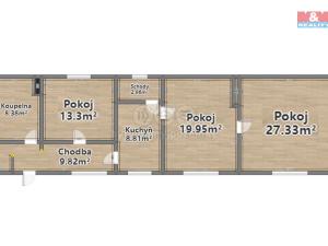 Prodej rodinného domu, Honezovice - Hradišťany, 80 m2