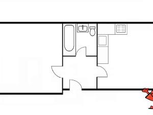Pronájem bytu 2+kk, Praha - Krč, U strže, 47 m2