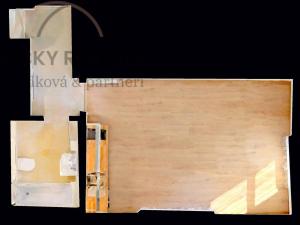Pronájem bytu 1+kk, Praha - Hloubětín, Za černým mostem, 32 m2