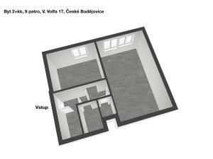 Prodej bytu 2+kk, České Budějovice, V. Volfa, 39 m2