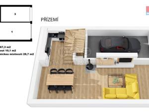 Prodej rodinného domu, Praha - Pitkovice, Žampiónová, 190 m2