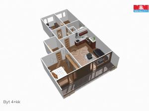 Prodej bytu 4+kk, Liberec, Sosnová, 89 m2