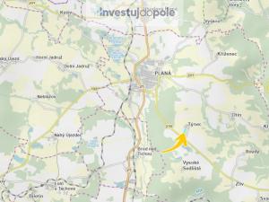 Prodej pole, Planá - Týnec, 757 m2