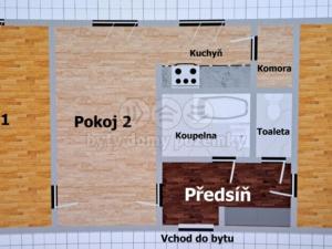 Prodej bytu 3+1, Cerekvice nad Loučnou, 75 m2