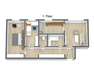 Pronájem bytu 3+1, Tábor, Havanská, 67 m2