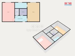 Prodej bytu 2+1, Karviná - Mizerov, Na Kopci, 51 m2