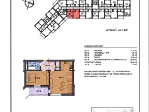 Pronájem bytu 2+kk, Český Krumlov, Pod Hrází, 56 m2