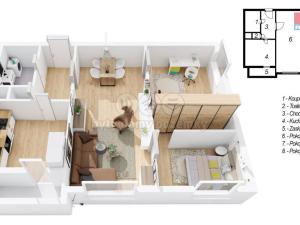 Prodej bytu 3+1, Pardubice - Cihelna, Kunětická, 71 m2