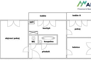 Prodej bytu 3+1, Olomouc - Povel, Heyrovského, 64 m2