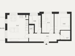 Prodej bytu 3+kk, Dobřany, Ústavní, 69 m2